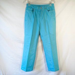 Talbots Petites Stretch Bright Blue Jean Size 10P